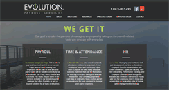 Desktop Screenshot of evolutionpayrollservices.com