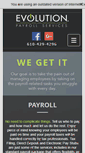 Mobile Screenshot of evolutionpayrollservices.com